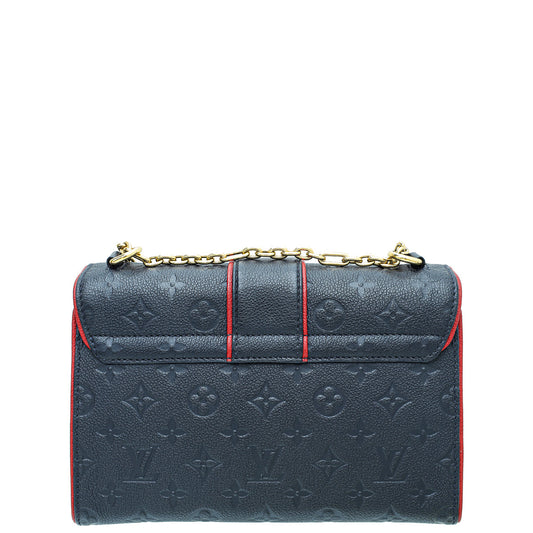 Louis Vuitton Marine Rouge Monogram Empreinte Saint Sulpice PM Bag