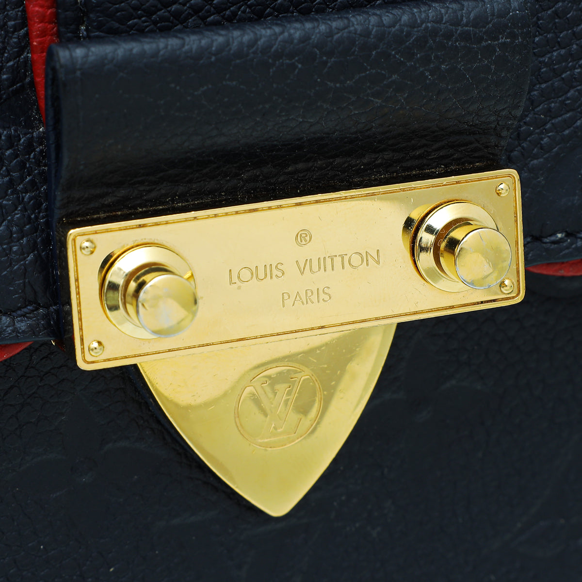 Louis Vuitton Marine Rouge Monogram Empreinte Saint Sulpice PM Bag