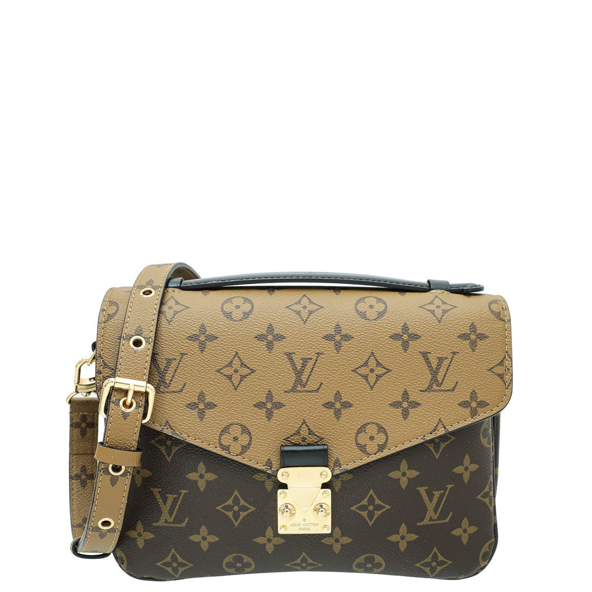 Louis Vuitton Monogram/Monogram Reverse Pochette Metis