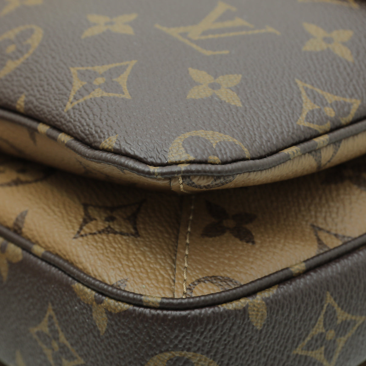 Louis Vuitton Monogram/Monogram Reverse Pochette Metis