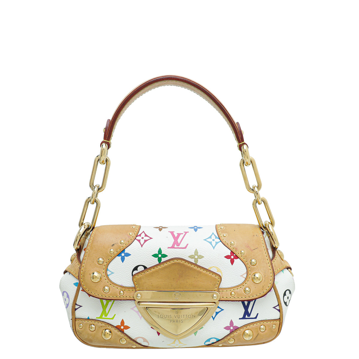 Louis Vuitton White Multicolor Monogram Marilyn Bag