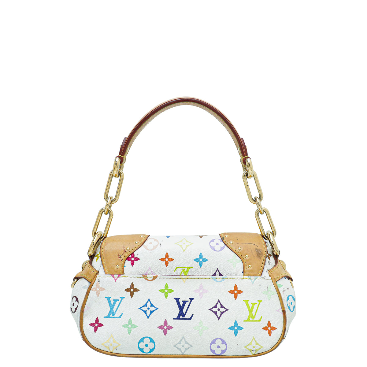 Louis Vuitton White Multicolor Monogram Marilyn Bag