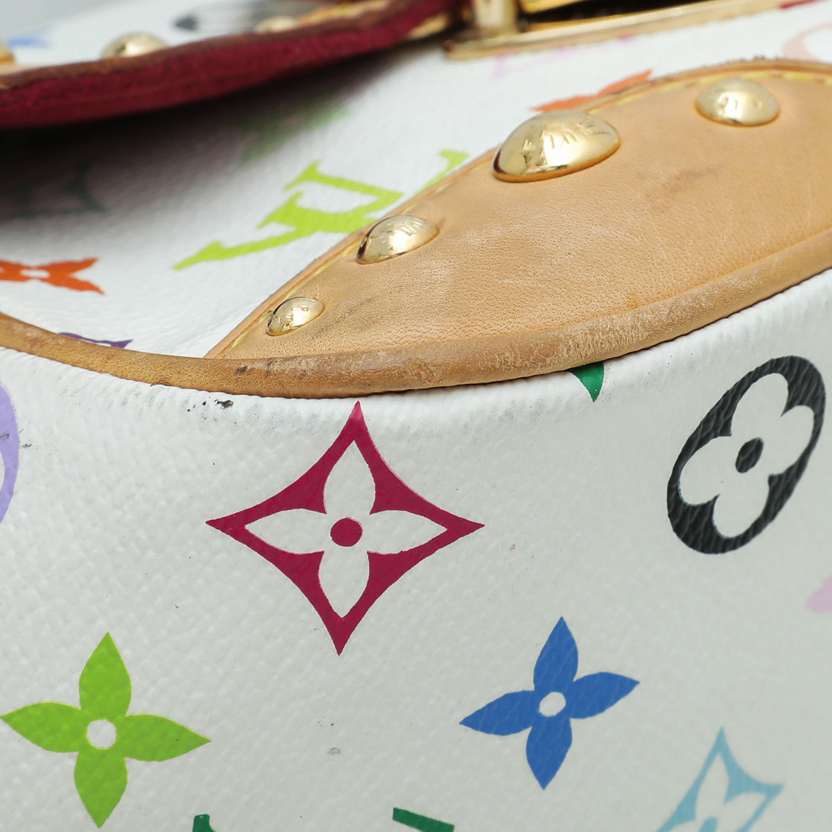 Louis Vuitton White Multicolor Monogram Marilyn Bag