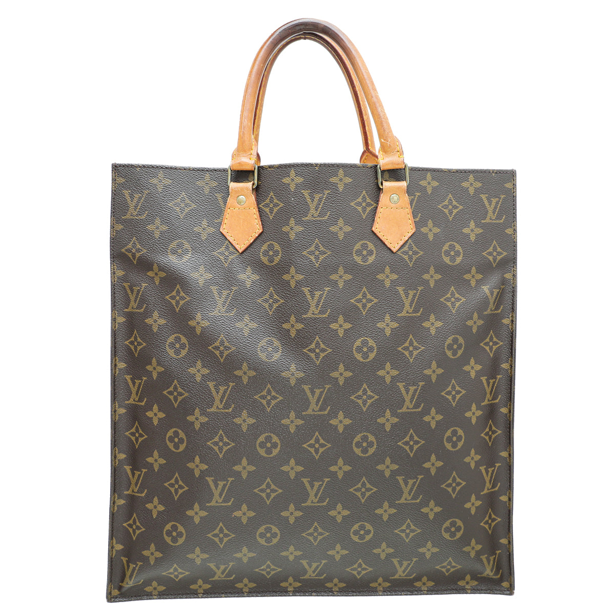 Louis Vuitton Vintage Monogram Sac Plat Tote MM Bag