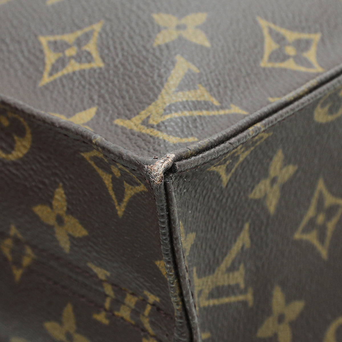 Louis Vuitton Vintage Monogram Sac Plat Tote MM Bag