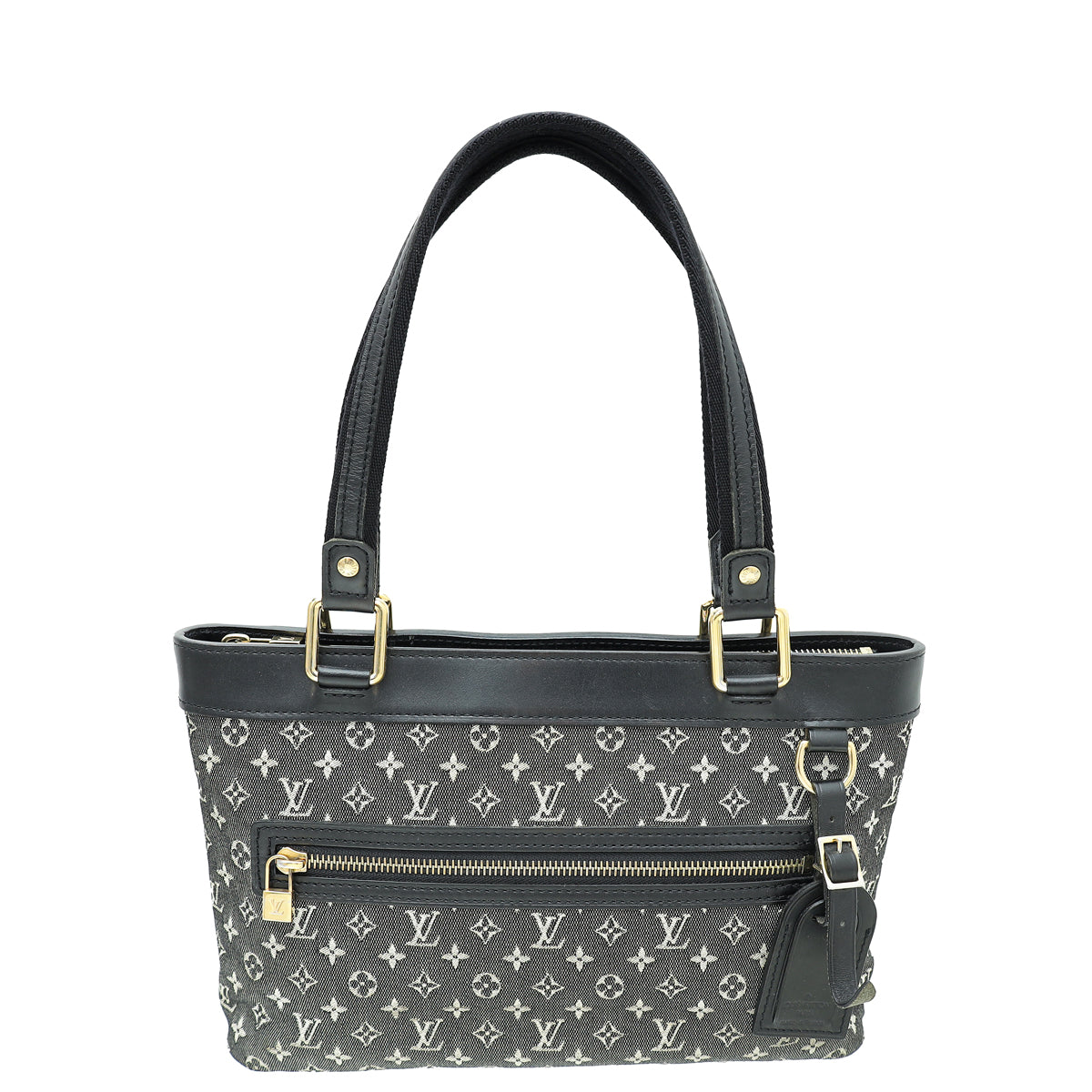 Louis Vuitton Black Monogram Mini Lin Lucille PM TST Bag