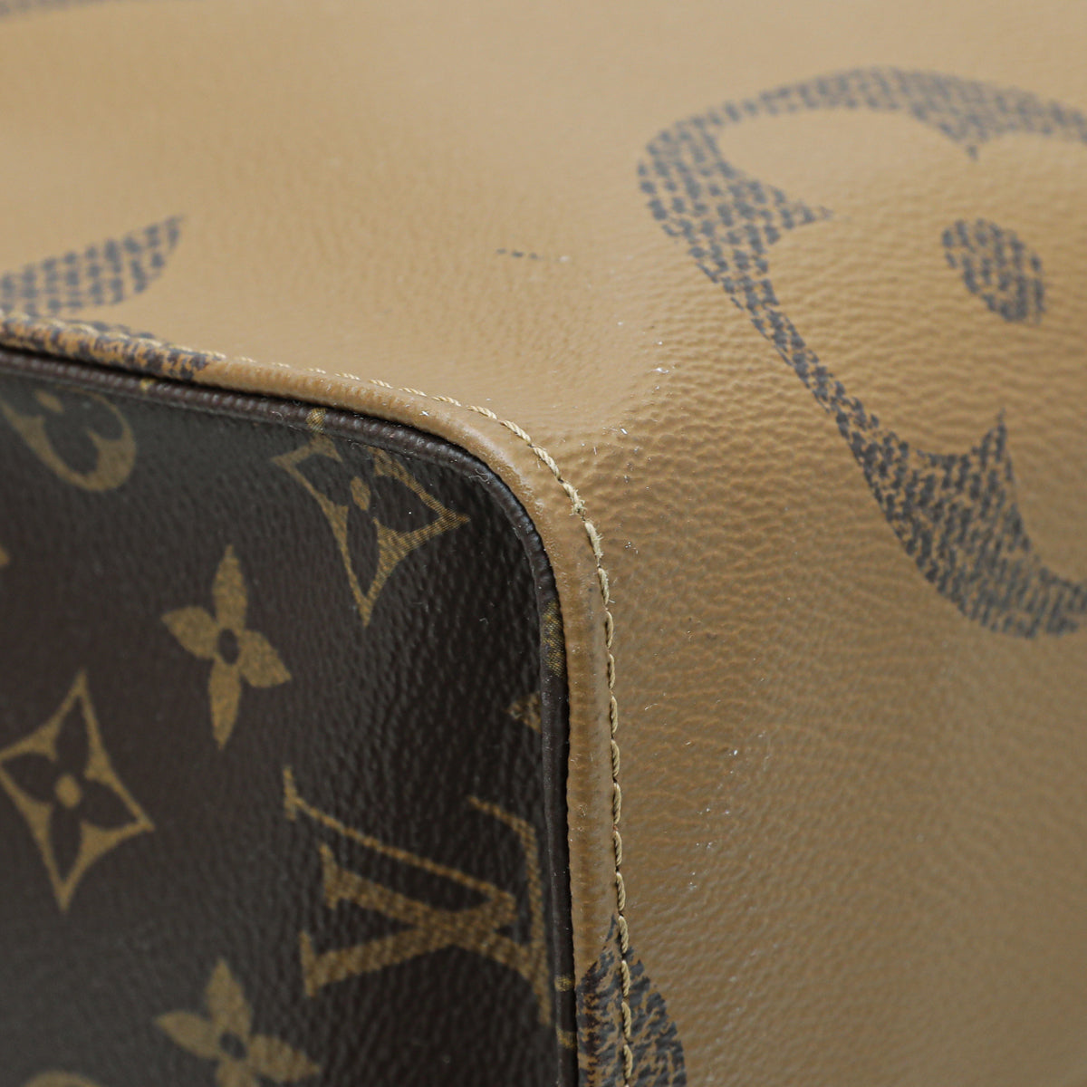 Louis Vuitton Brown Monogram Reverse Onthego GM Bag