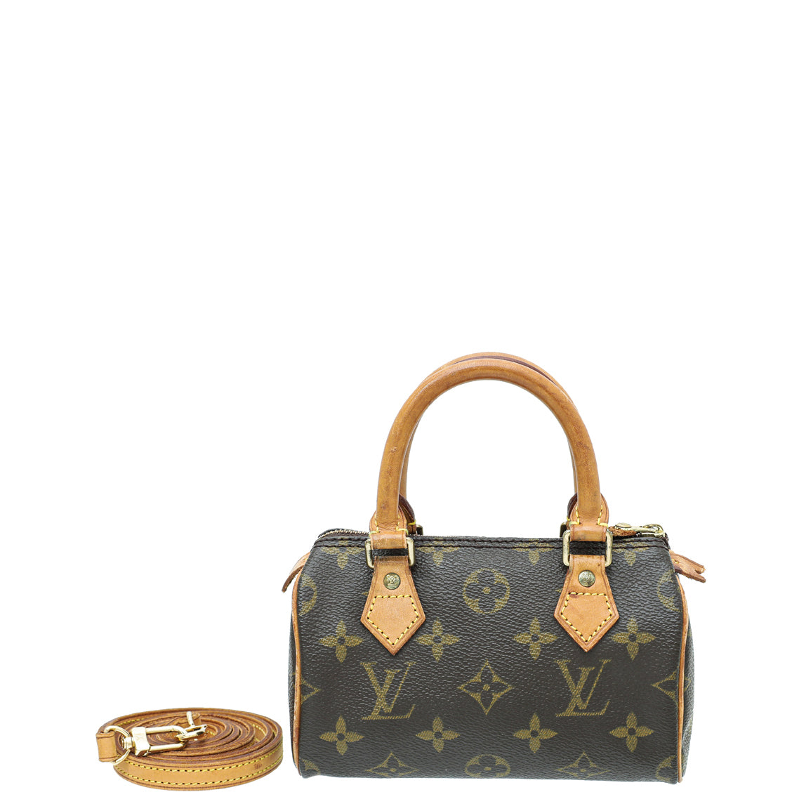 Louis Vuitton Brown Monogram Nano Speedy Bag