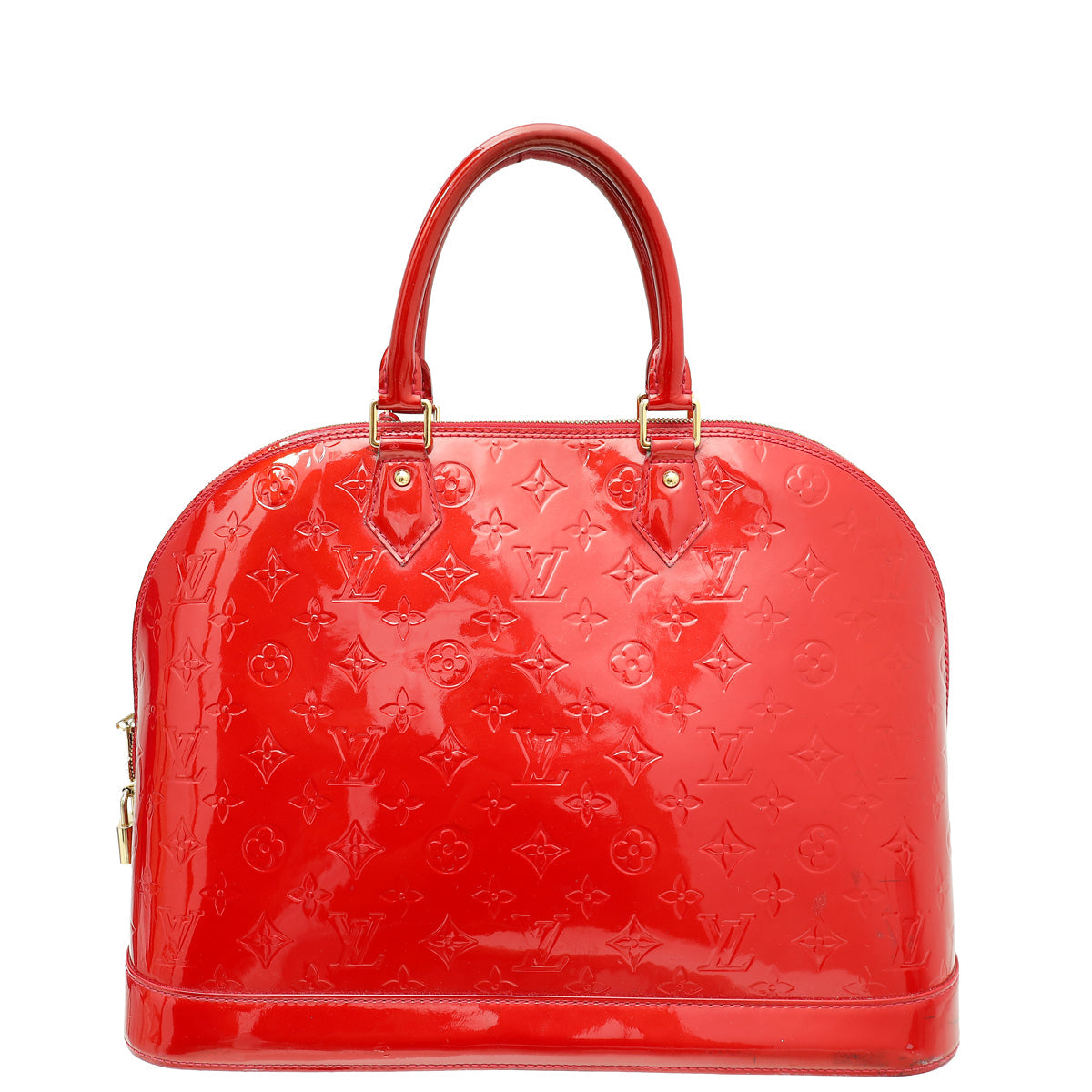 Louis Vuitton Pomme D'Amour Monogram Vernis Alma GM Bag