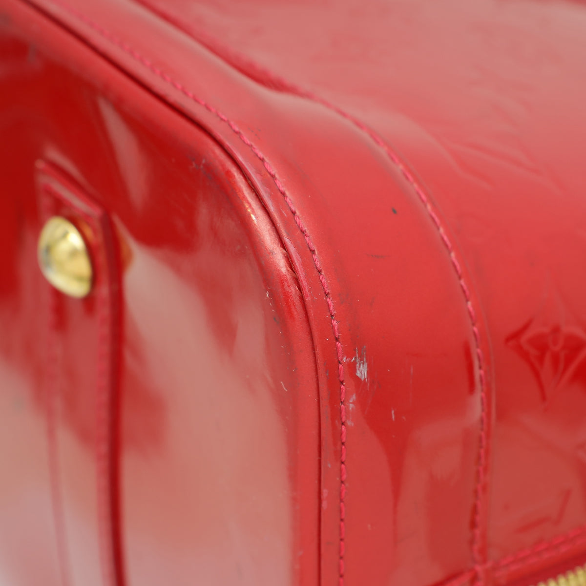 Louis Vuitton Pomme D'Amour Monogram Vernis Alma GM Bag