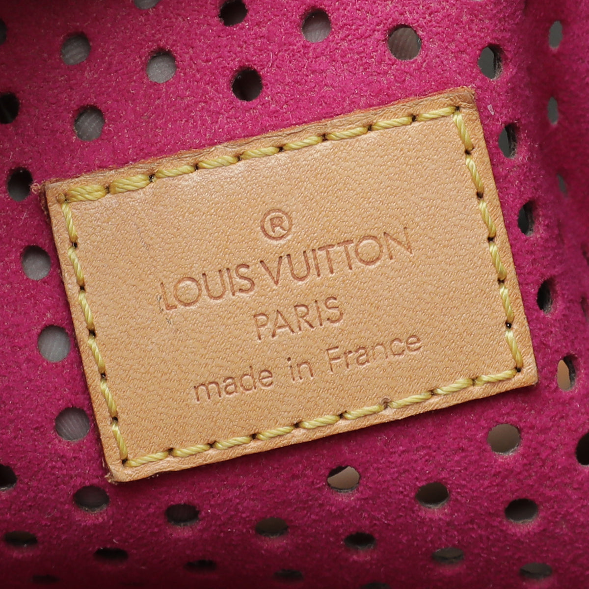 Louis Vuitton Monogram Fuchsia Perforated Speedy 30 Bag