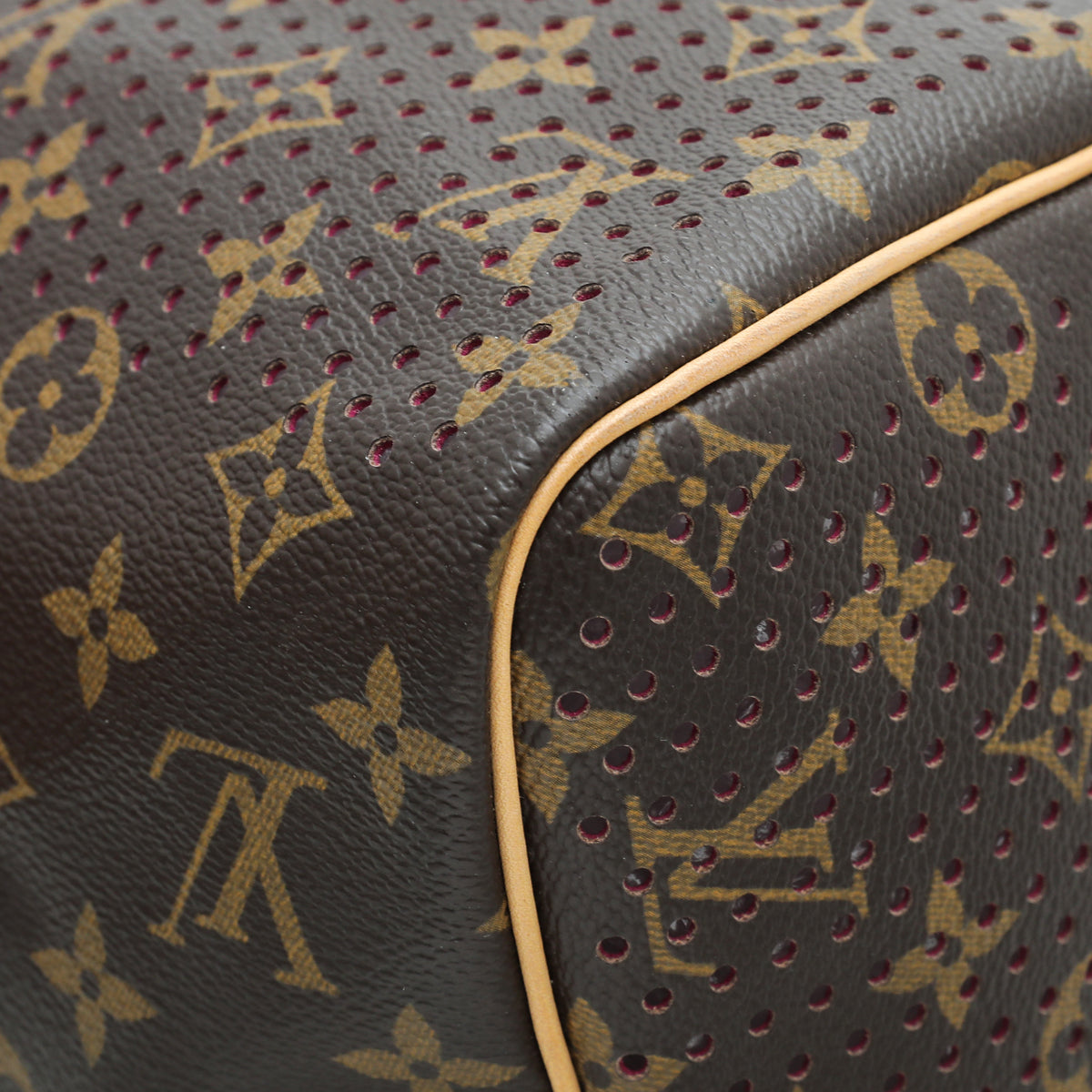 Louis Vuitton Monogram Fuchsia Perforated Speedy 30 Bag