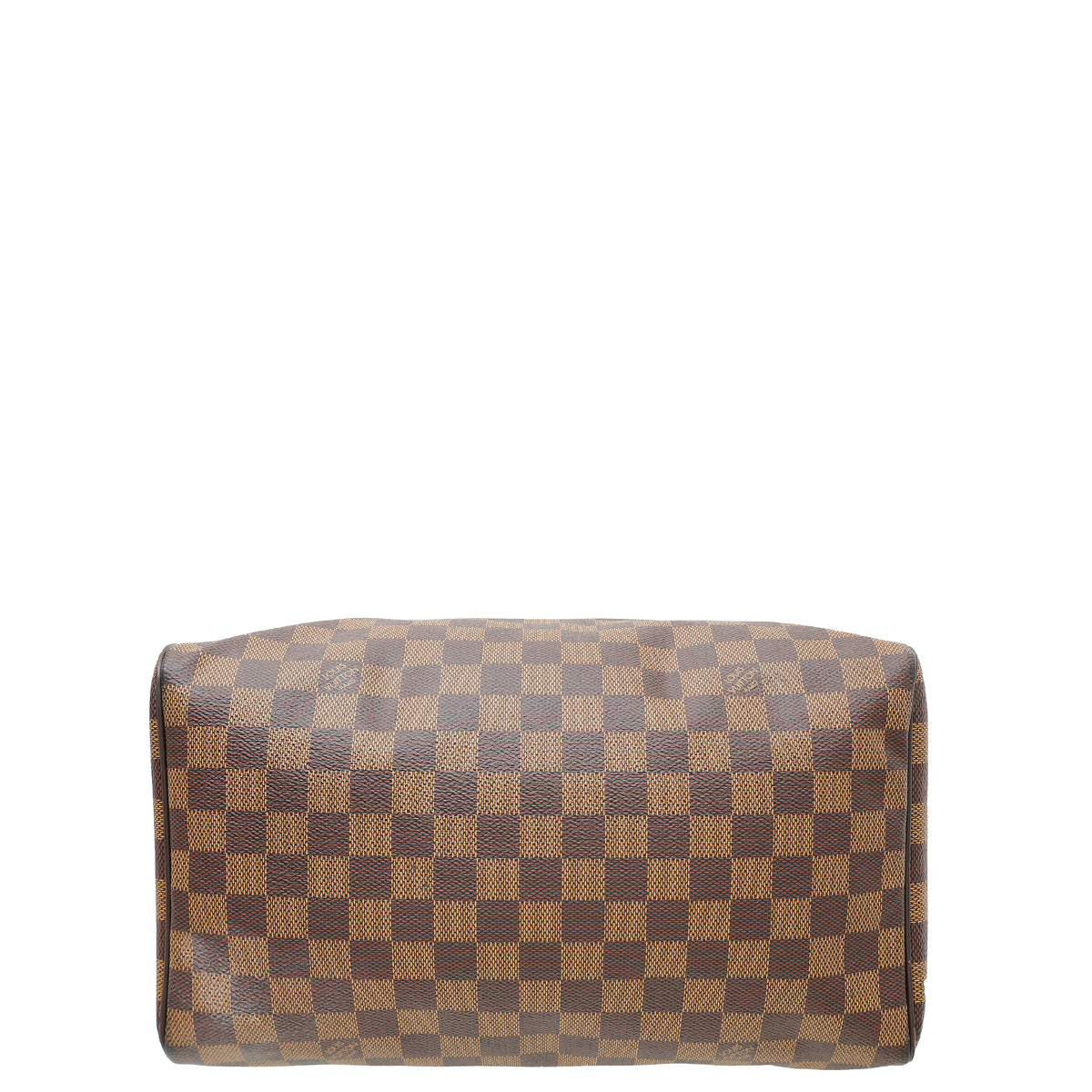 Louis Vuitton Damier Ebene Speedy 30 Bag W/ LMS Initials