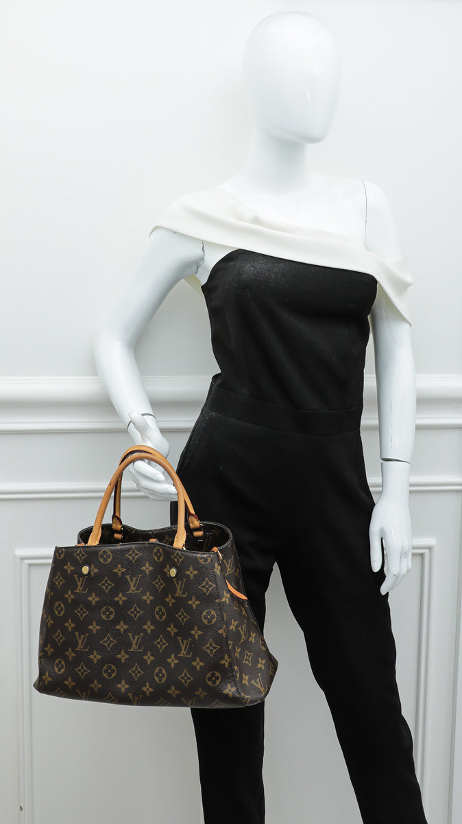 Louis Vuitton Brown Monogram Montaigne MM Bag