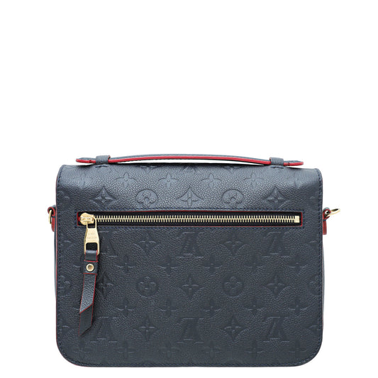 Louis Vuitton Bicolor Monogram Empreinte Pochette Metis Bag