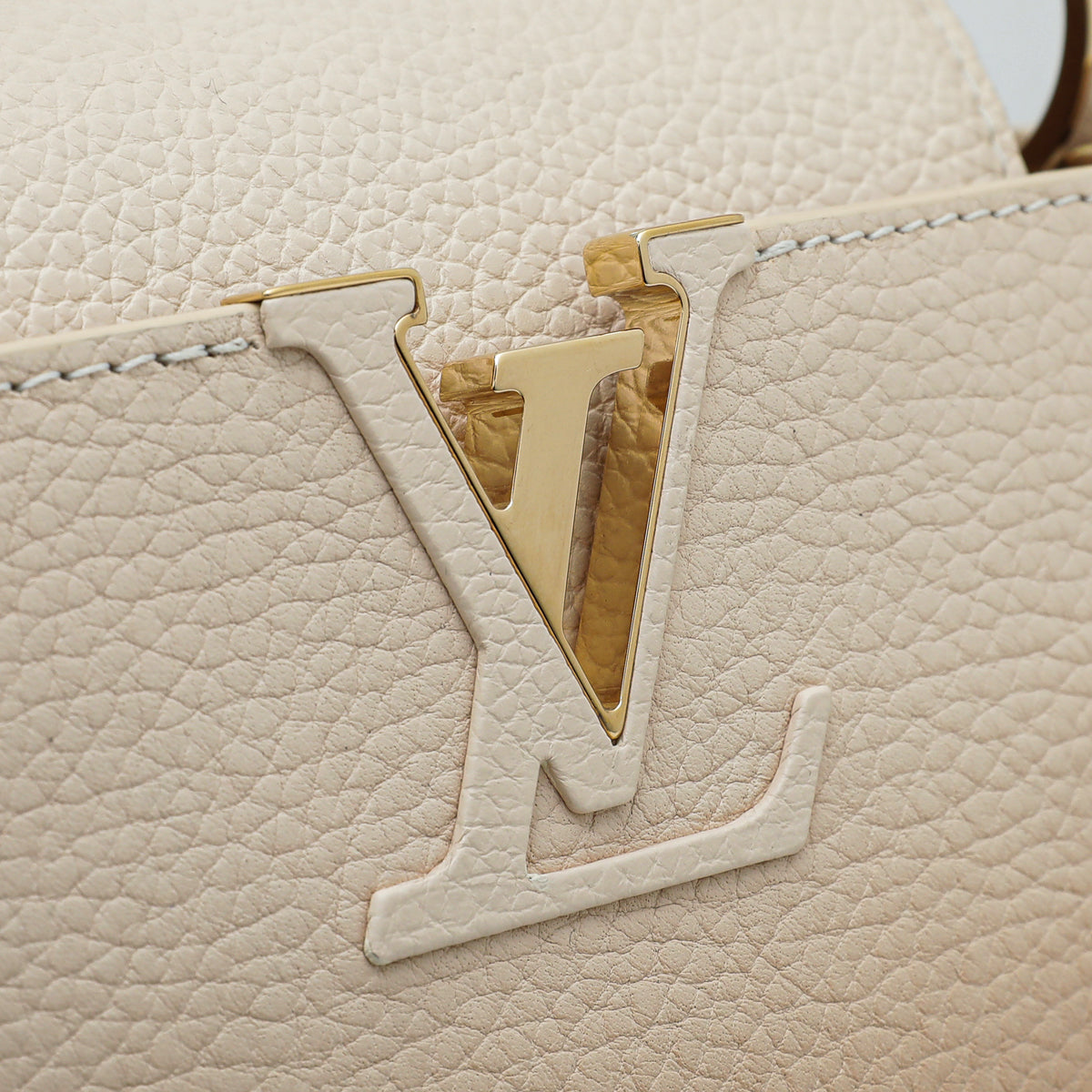 Louis Vuitton Beige Taurillon Gradient MM Bag