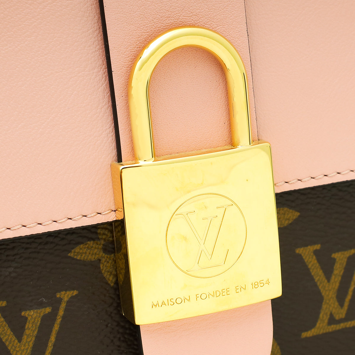 Louis Vuitton Monogram Rose Poudre Locky BB Bag