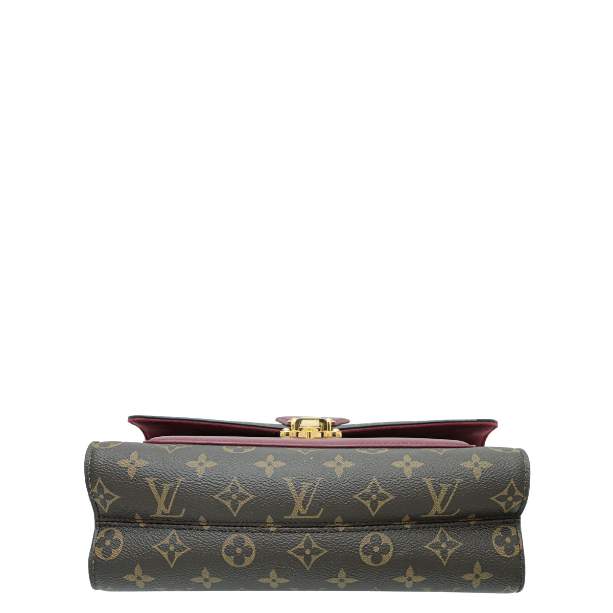 Louis Vuitton Monogram Rasin Victoire Flap Bag