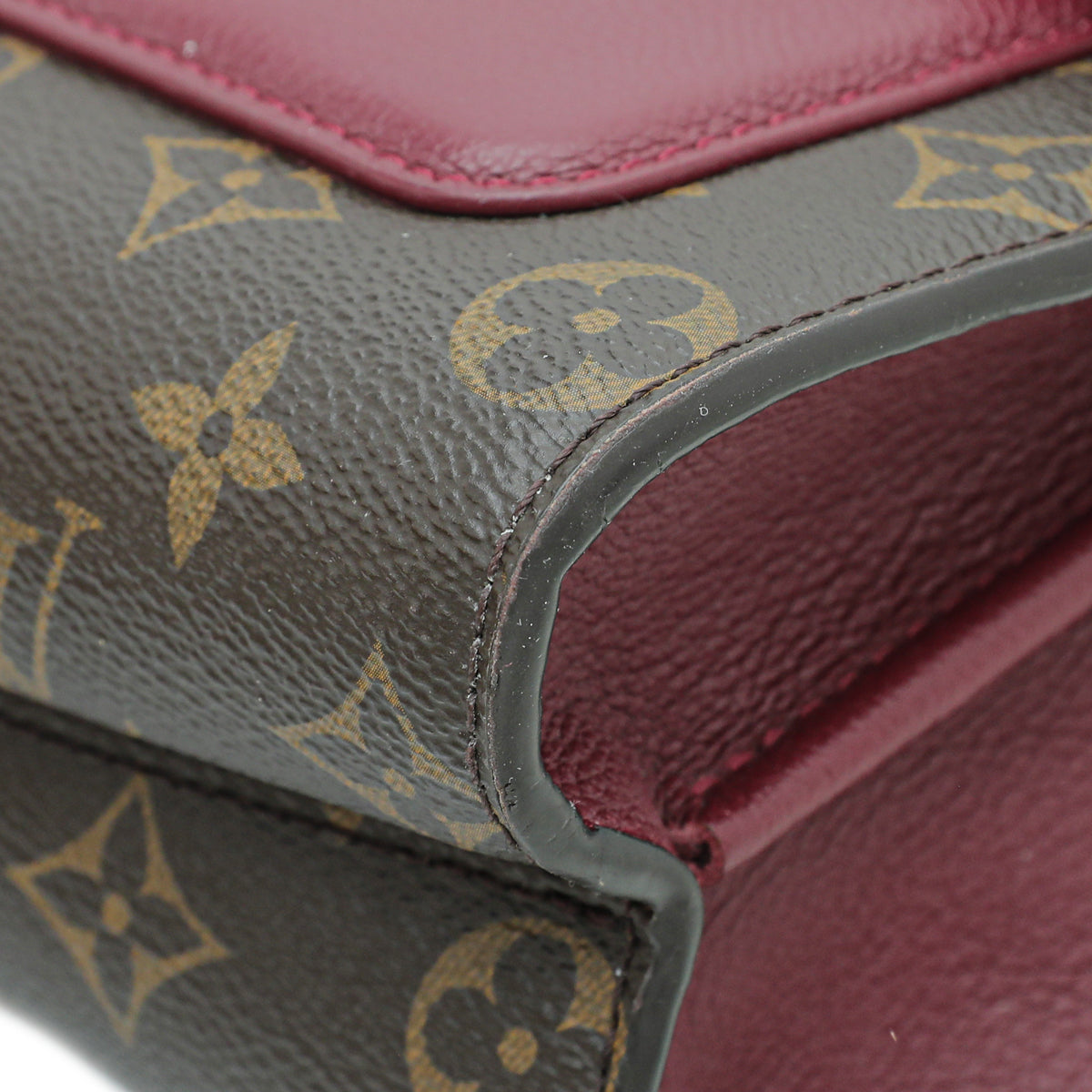 Louis Vuitton Monogram Rasin Victoire Flap Bag