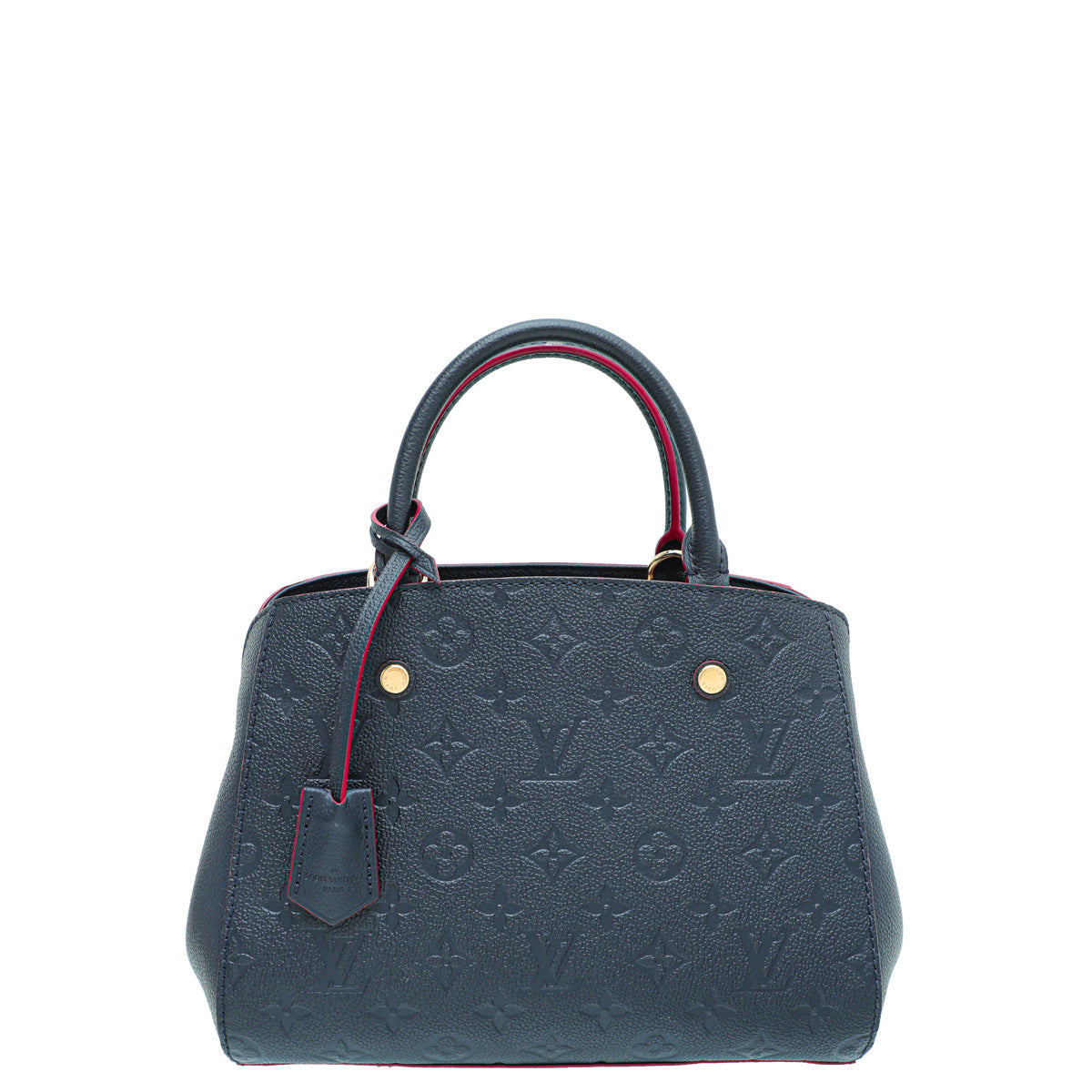 Louis Vuitton Rouge Marine Monogram Empreinte Montaigne BB Bag