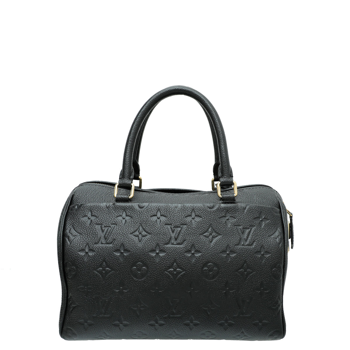 Louis Vuitton Noir Monogram Empreinte Speedy 25 Bag