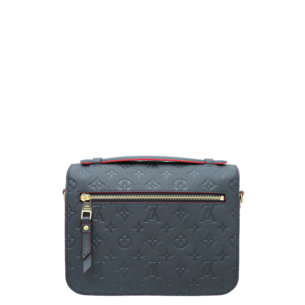 Louis Vuitton Marine Rouge Monogram Empreinte Pochette Metis Bag