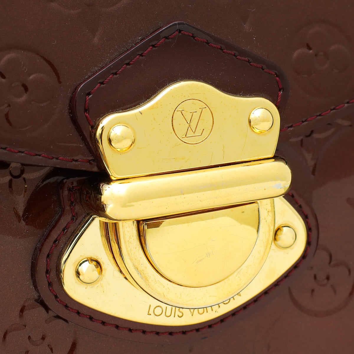 Louis Vuitton Rouge Fauviste Monogram Vernis Mirada Bag