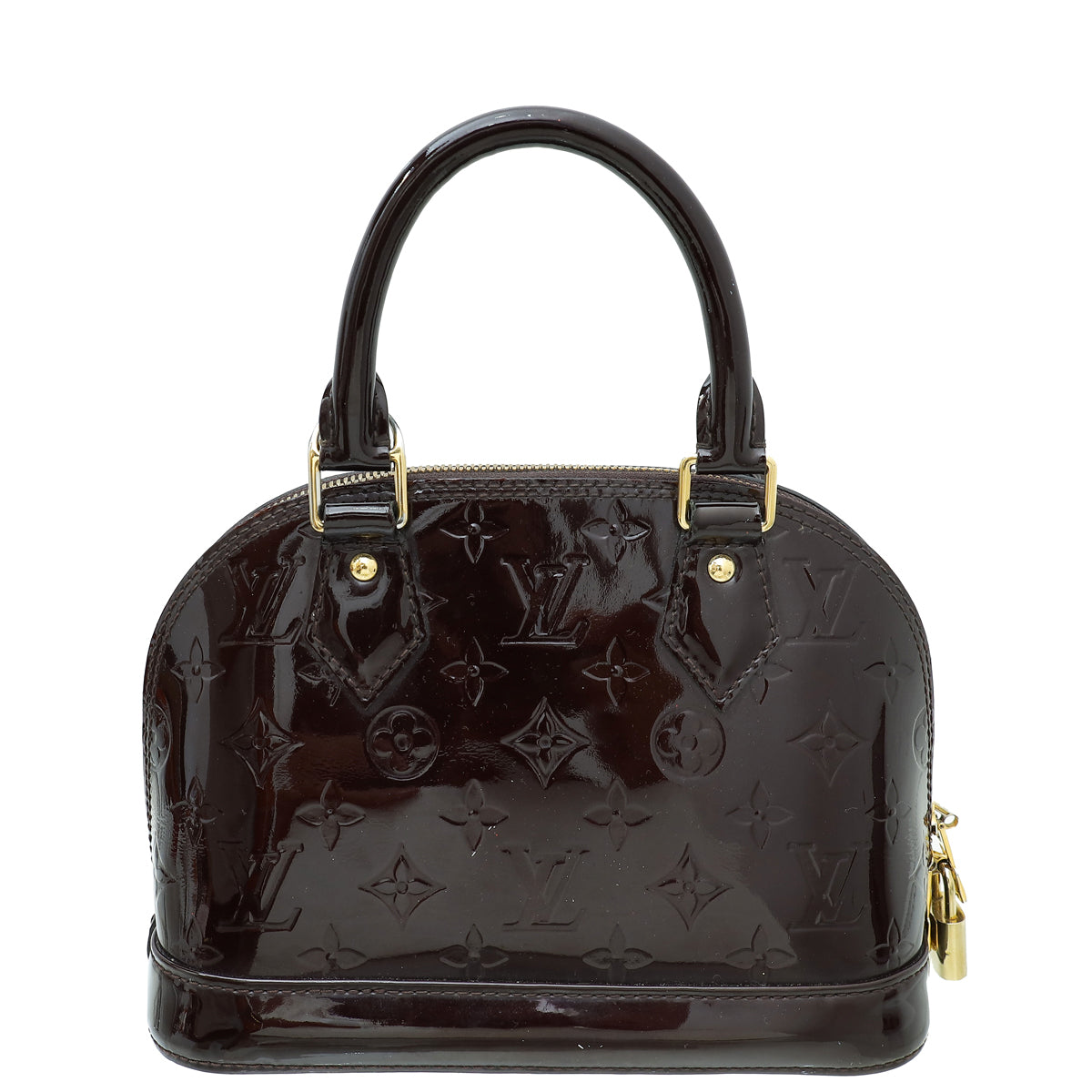 Louis Vuitton Amarante Monogram Vernis Alma BB Bag