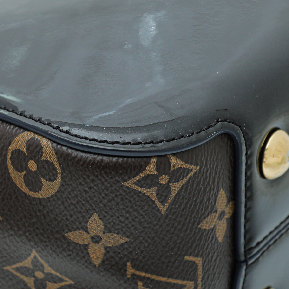 Louis Vuitton Monogram Black Vernis Cherrywood PM Bag