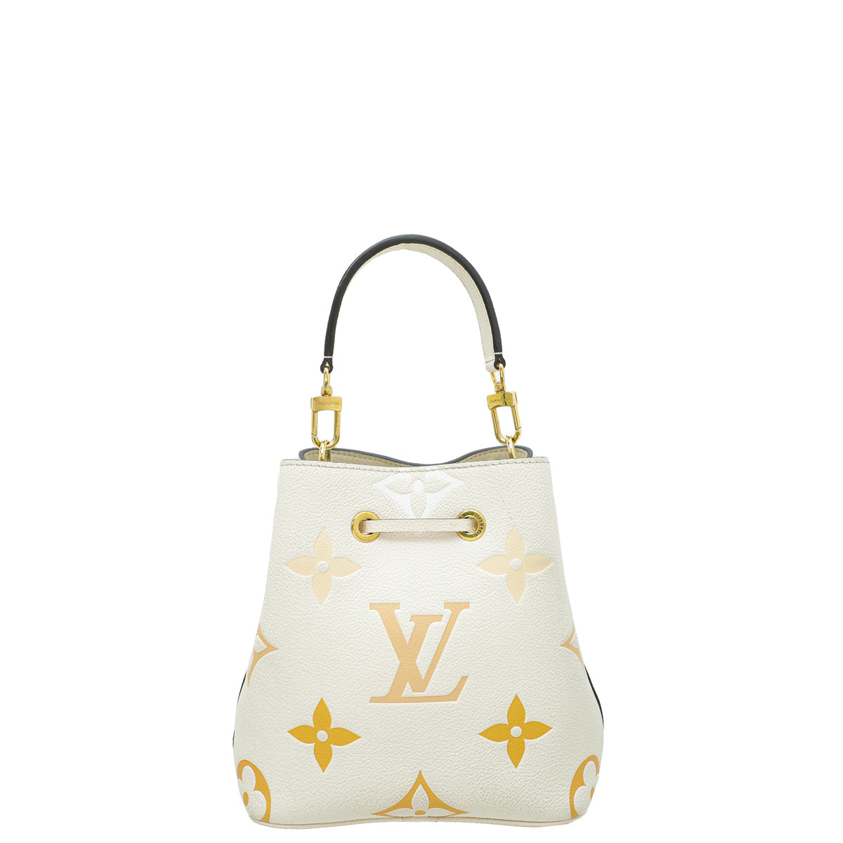 Louis Vuitton Cream Saffron Empreinte Monogram Giant By The Pool NéoNoé BB Bag