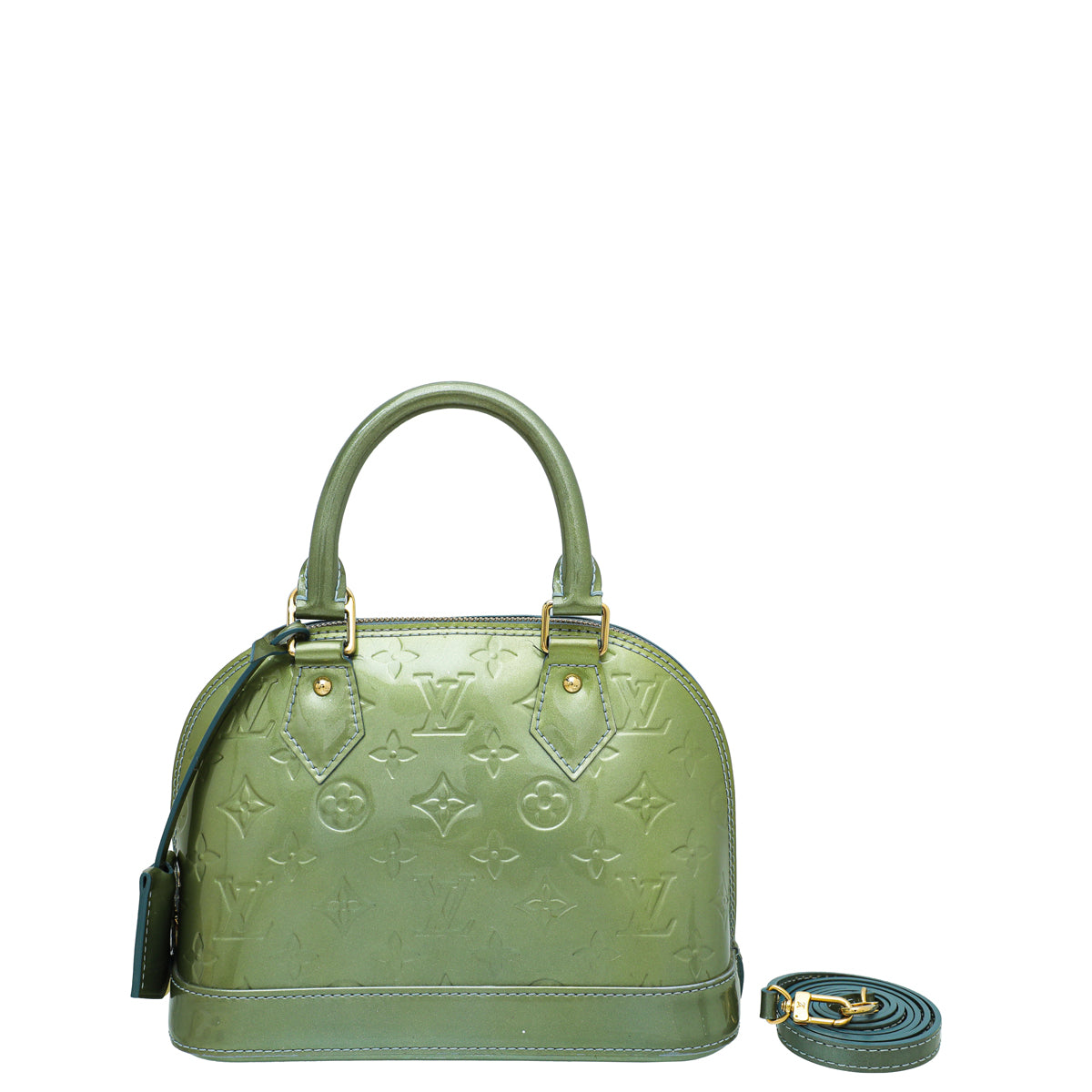 Louis Vuitton Givre Monogram Vernis Alma BB Bag