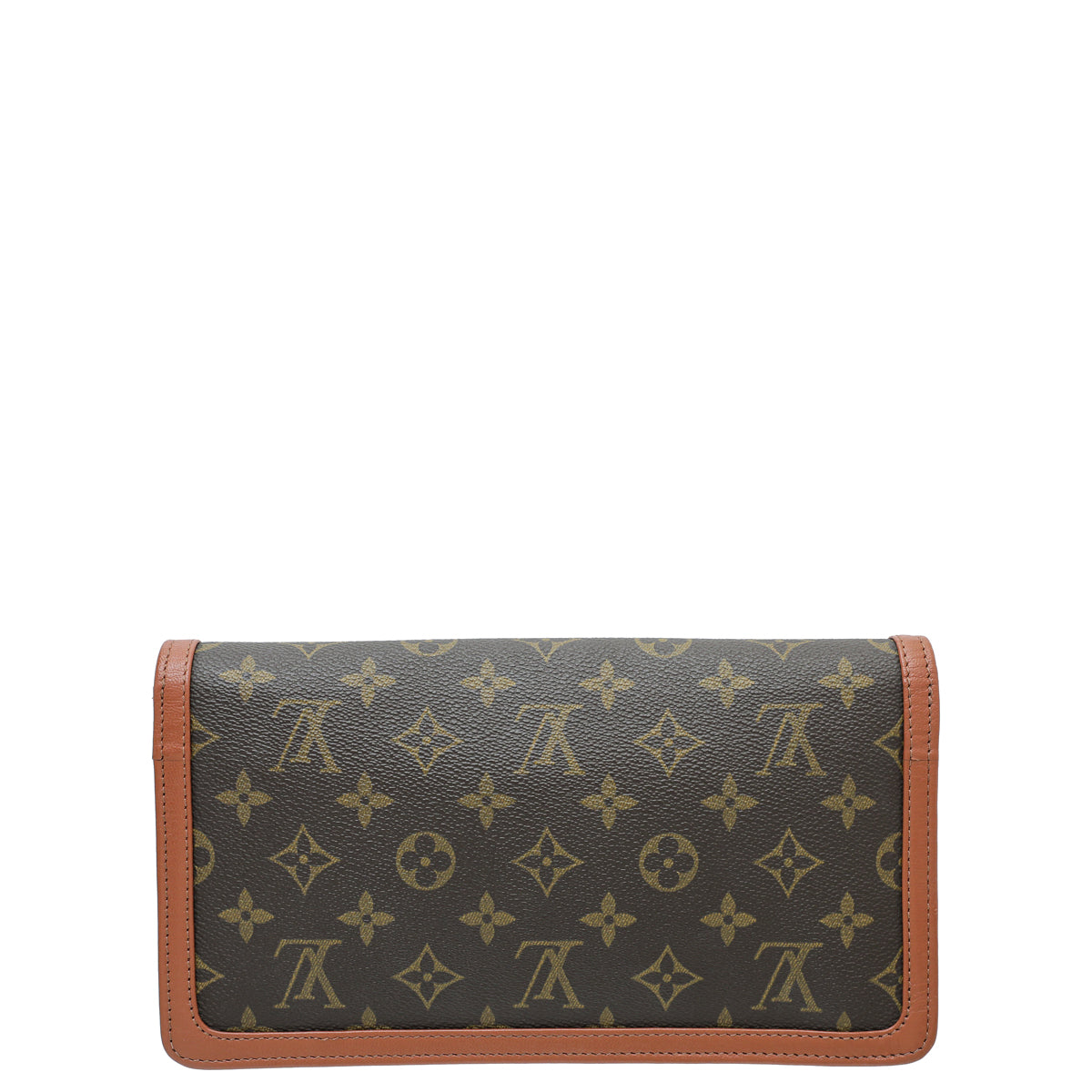 Louis Vuitton Monogram Brown Dame GM Clutch