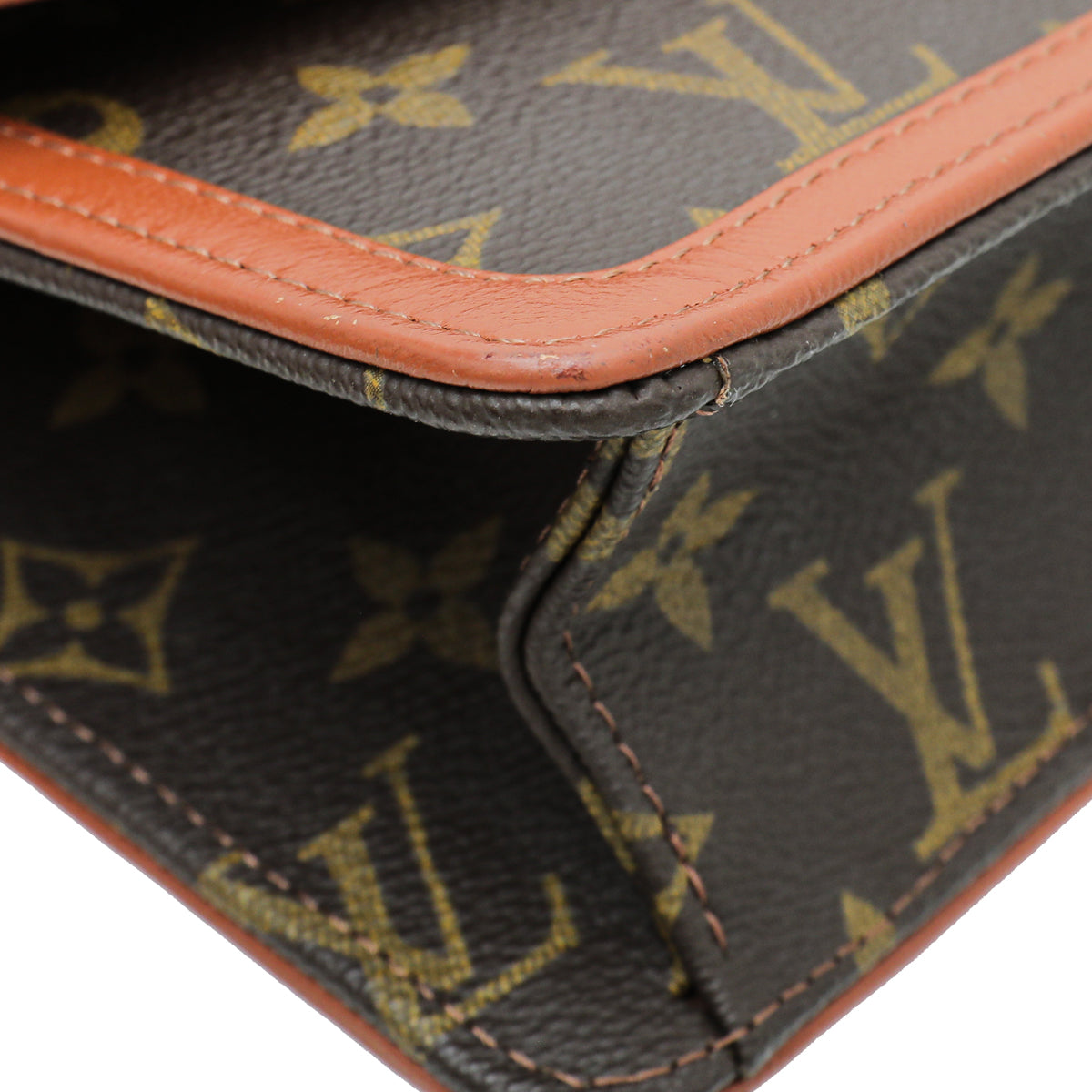 Louis Vuitton Monogram Brown Dame GM Clutch