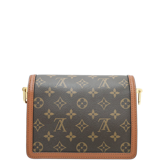 Louis Vuitton Brown Monogram Reverse Mini Dauphine Bag