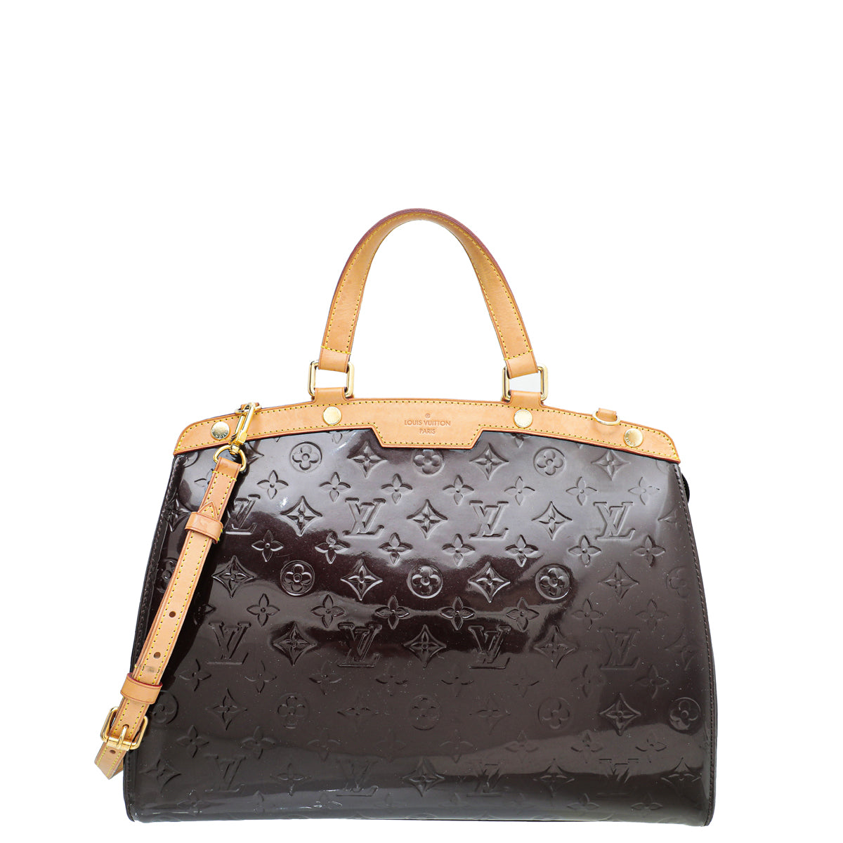 Louis Vuitton Amarante Monogram Vernis Brea GM Bag