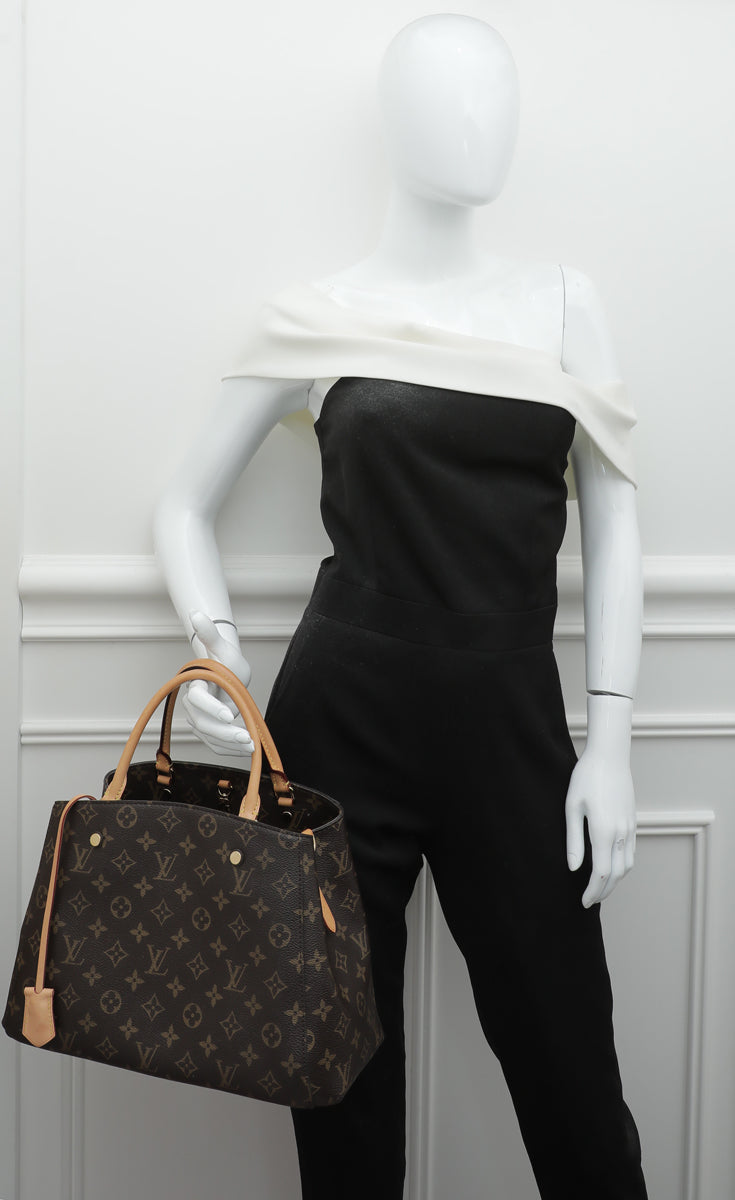 Louis Vuitton Brown Monogram Montaigne MM Bag