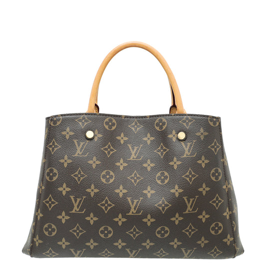 Louis Vuitton Brown Monogram Montaigne MM Bag