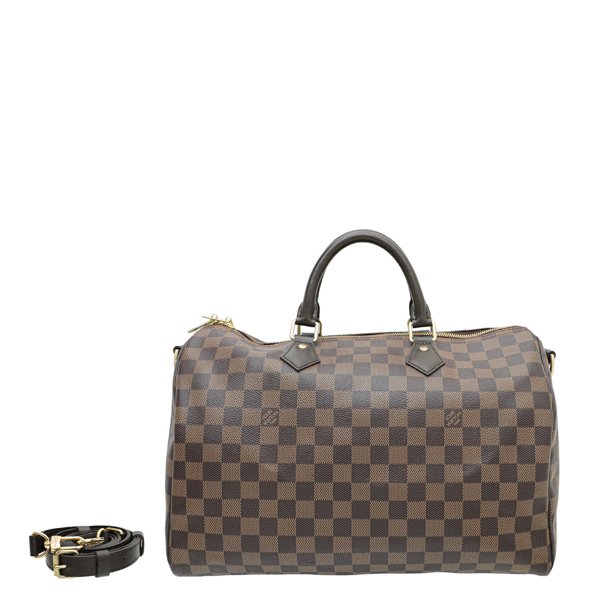 Louis Vuitton Ebene Speedy Bandouliere 35 Bag