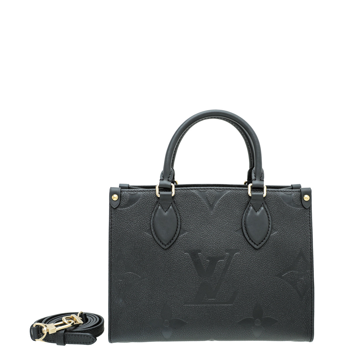 Louis Vuitton Black Monogram Empreinte Onthego PM Bag