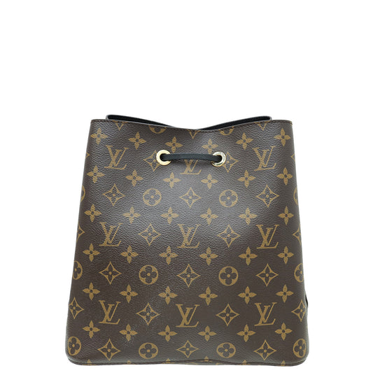 Louis Vuitton Monogram Black Neonoe MM Bag