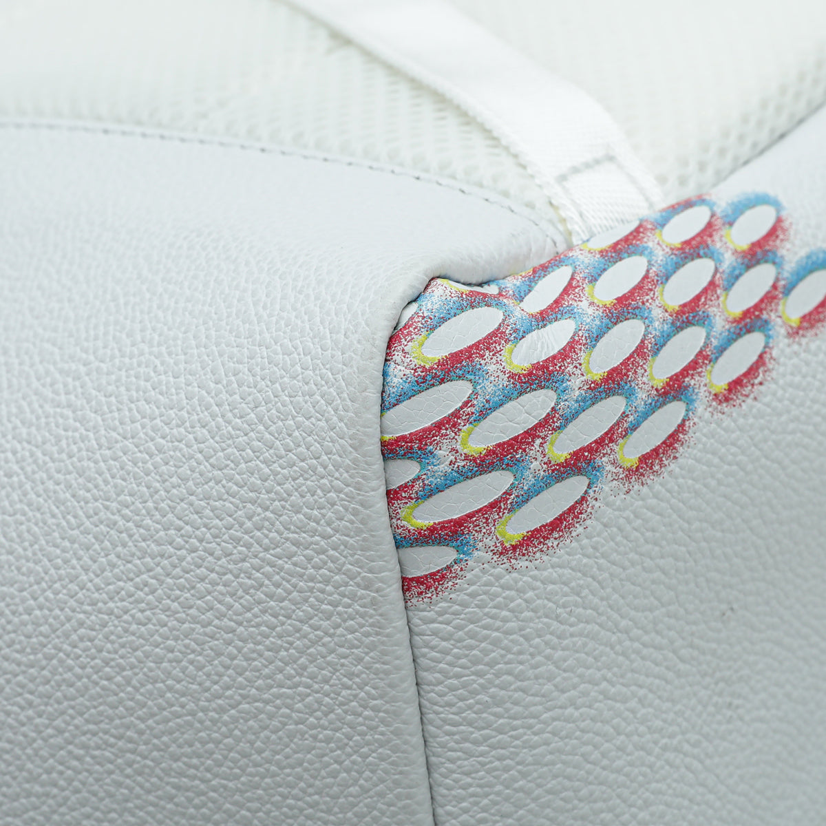 Louis Vuitton White Multicolor Damier Spray Racer Backpack Bag