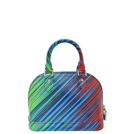 Louis Vuitton Rouge Multicolor Alma BB Tropical Bag