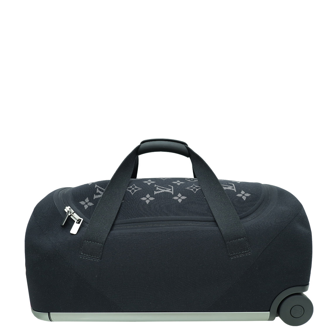 Louis Vuitton Black Knit Monogram Horizon Soft Duffle 55 Bag