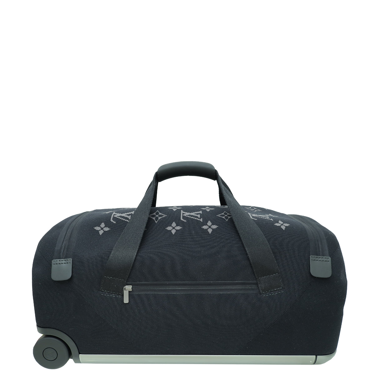 Louis Vuitton Black Knit Monogram Horizon Soft Duffle 55 Bag