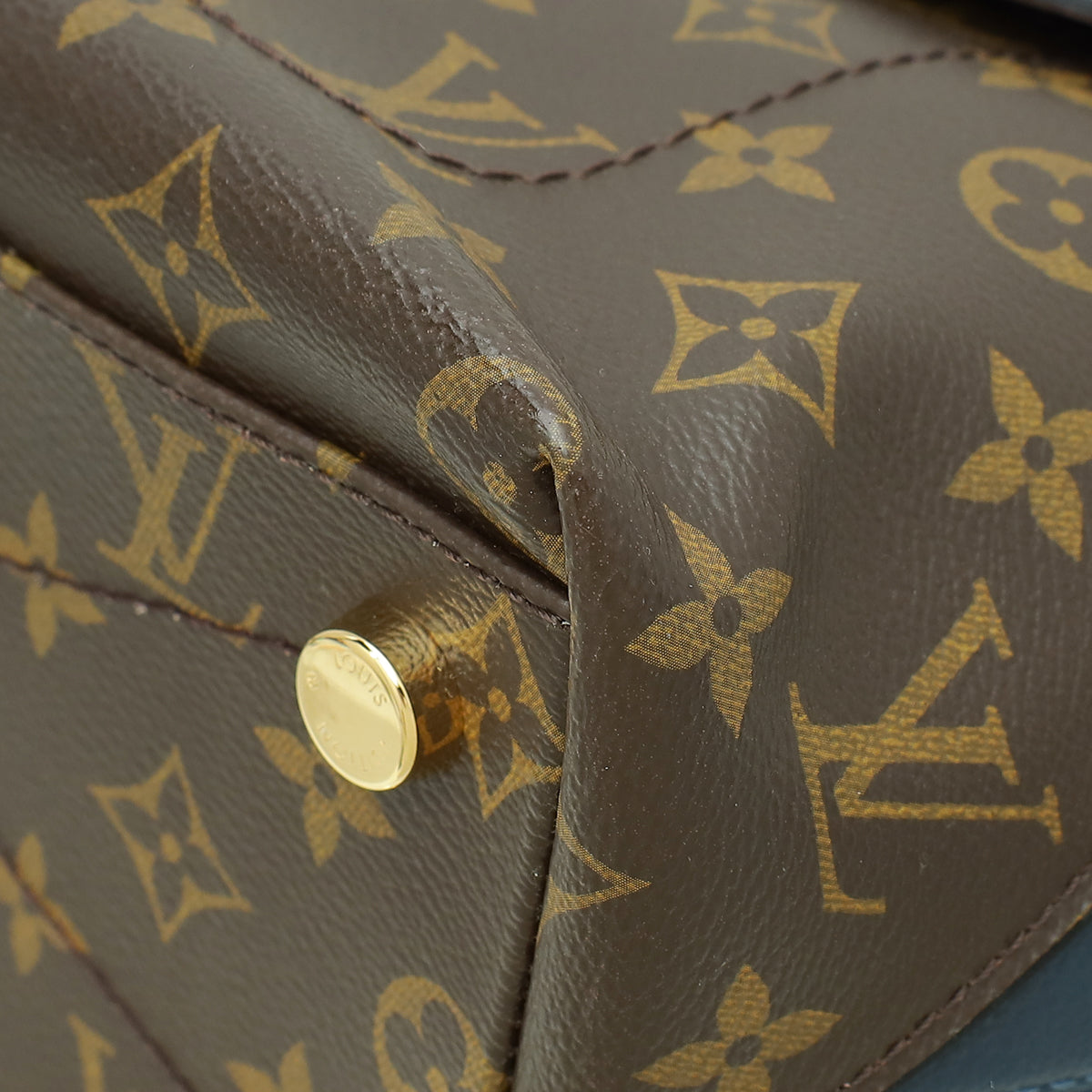 Louis Vuitton Bicolor Exotique Monogram Ostrich Python Majestueux PM Bag