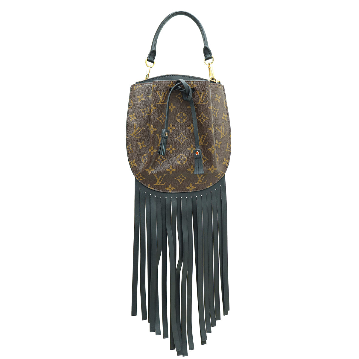 Louis Vuitton Bicolor Monogram Noe Fringe Crossbody Bag