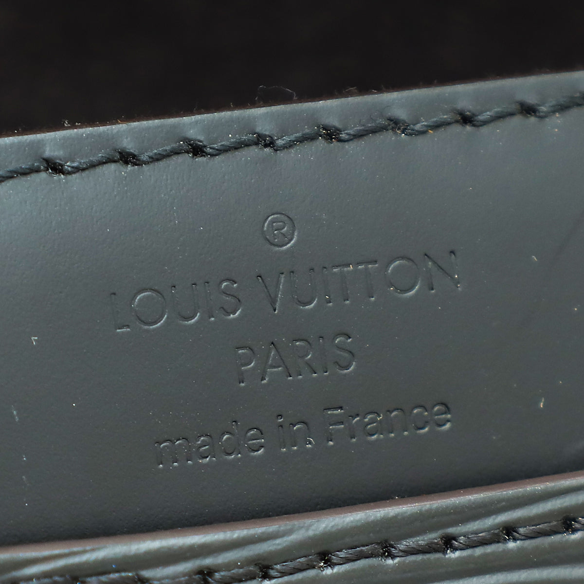 Louis Vuitton Black Louise Strap PM Bag