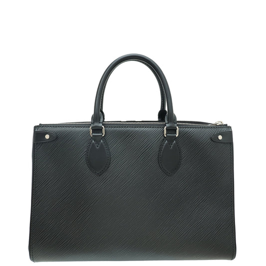 Louis Vuitton Noir Grenelle Tote MM Bag