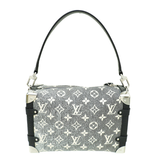 Louis Vuitton Bicolor Monogram Jacquard Denim Side Trunk Bag