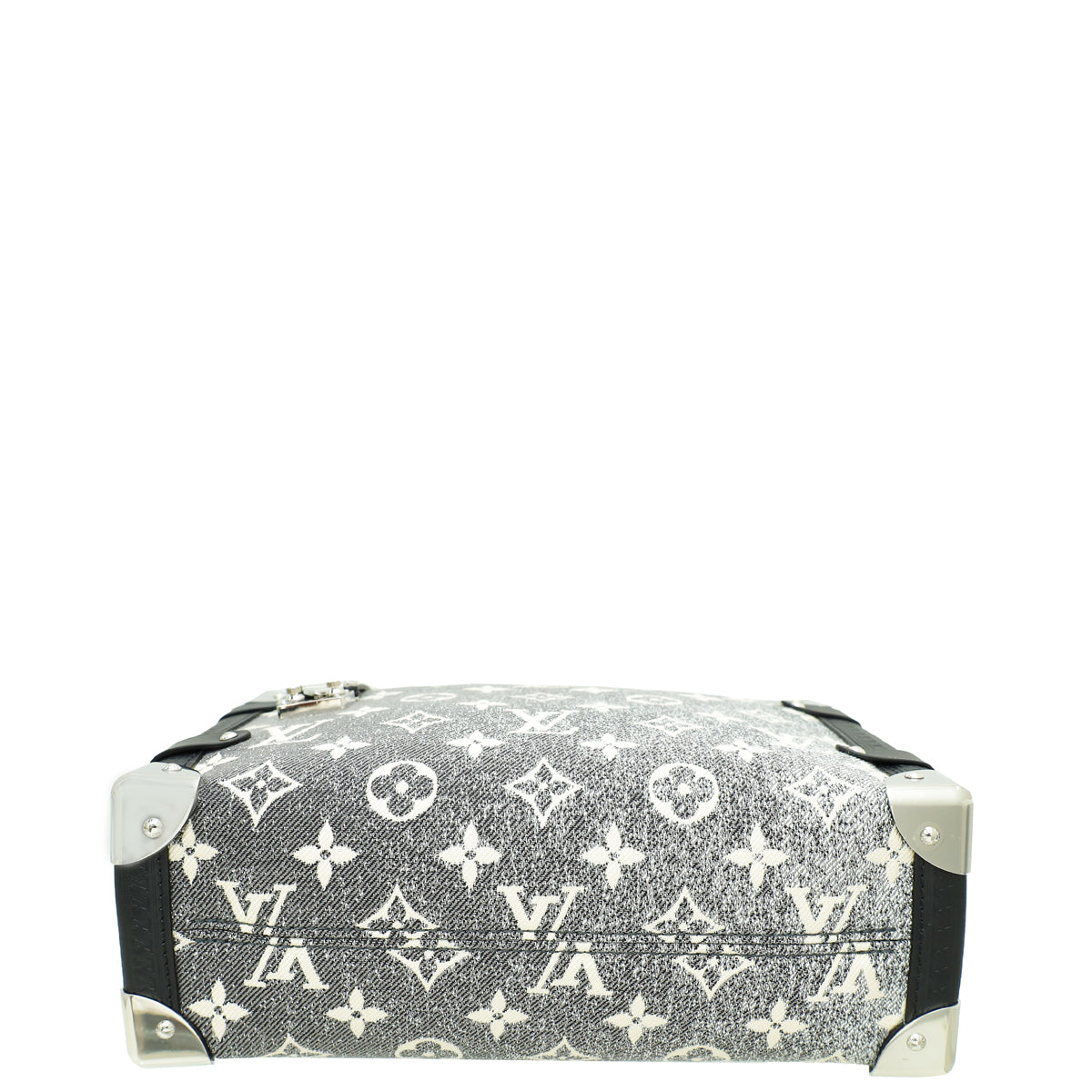 Louis Vuitton Bicolor Monogram Jacquard Denim Side Trunk Bag